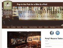 Tablet Screenshot of farmersgastropub.com